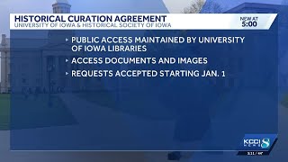 Iowa's historical collections to be accessible through University of Iowa