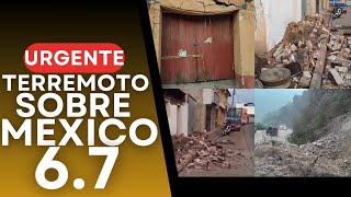 🔴URGENTE🔴TERREMOTO SACUDE LA FRONTERA DE MEXICO CON GUATEMALA SE REPORTAN DERRUMBES Y HERIDOS