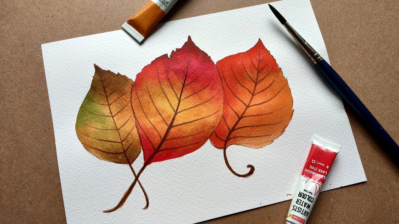 🔴 LIVE REPLAY! Easy DIY Watercolor Leaves with Minimal Supplies – K Werner  Design Blog