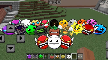 Lobotomy New Version Nexbots | Geometry Dash Difficulty Faces Mod In Minecraft PE/BE | 1.21+