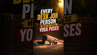 Every Desk Job person must try these yoga poses #yoga #poorposture #backpain