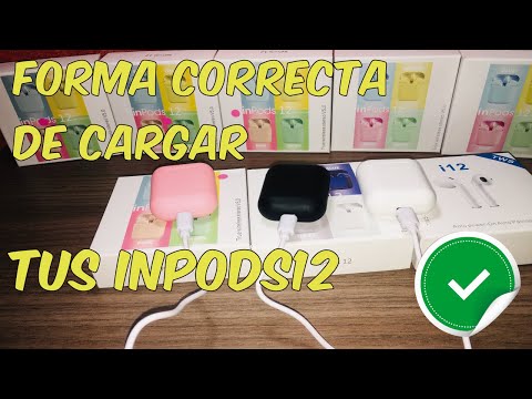 INPODS 12 COMO SABER SI ESTÁN CARGADOS | FORMA CORRECTA DE CARGAR TUS  INPODS12 | 2021 - YouTube