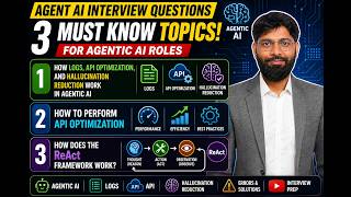 Agentic AI Interview Questions | Logs, API Optimization & ReAct Framework Explained