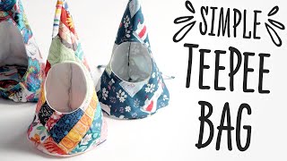 How To Sew A Teepee Bag: Simple How-To With A Free Template! by The Crafts Channel 10,543 views 1 year ago 15 minutes