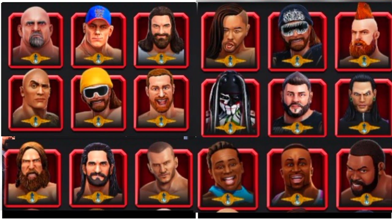 Toy class Superstar Signature and Finishers Moves WWE Mayhem