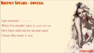 Britney Spears - Amnesia (+Lyrics)