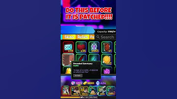 DO THIS BEFORE IT GETS PATCHED!! ANIME CRUSADERS #roblox #shorts