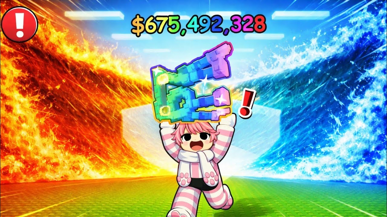 Jugue el EVENTO de FUEGO y HIELO en el ADMIN ABUSE de ESCAPA DEL TSUNAMI por BRAINROTS!!🔥❄️ | ROBLOX