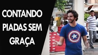 CONTANDO PIADAS SEM GRAÇA EM PÚBLICO - EXPERIMENTO SOCIAL