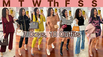 MONDAY TO SUNDAY | 7 DAYS, 10 OUTFITS FOR EVERY OCCASIONS | WORK, WEDDING, DATE, BRUNCH | CHARIS