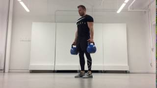 Double Kettlebell Romanian Deadlift Demo