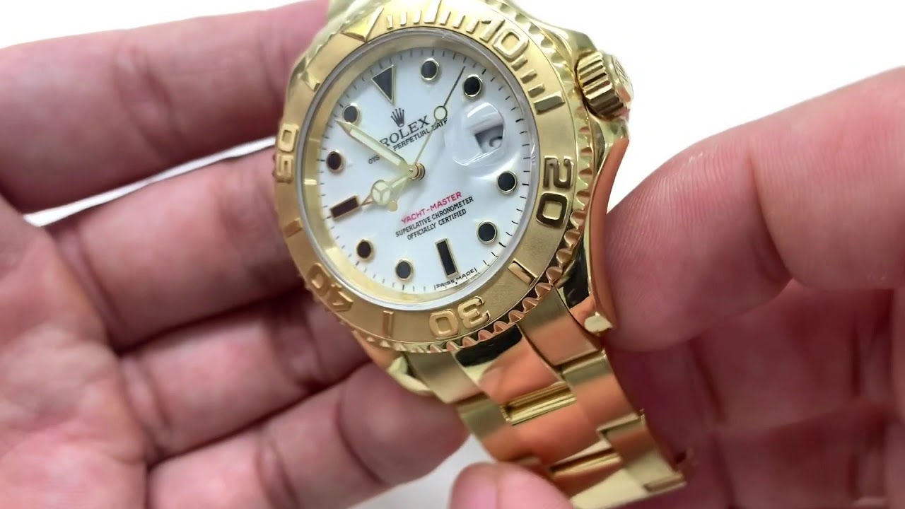 Rolex Yachtmaster 16628 Overview - YouTube