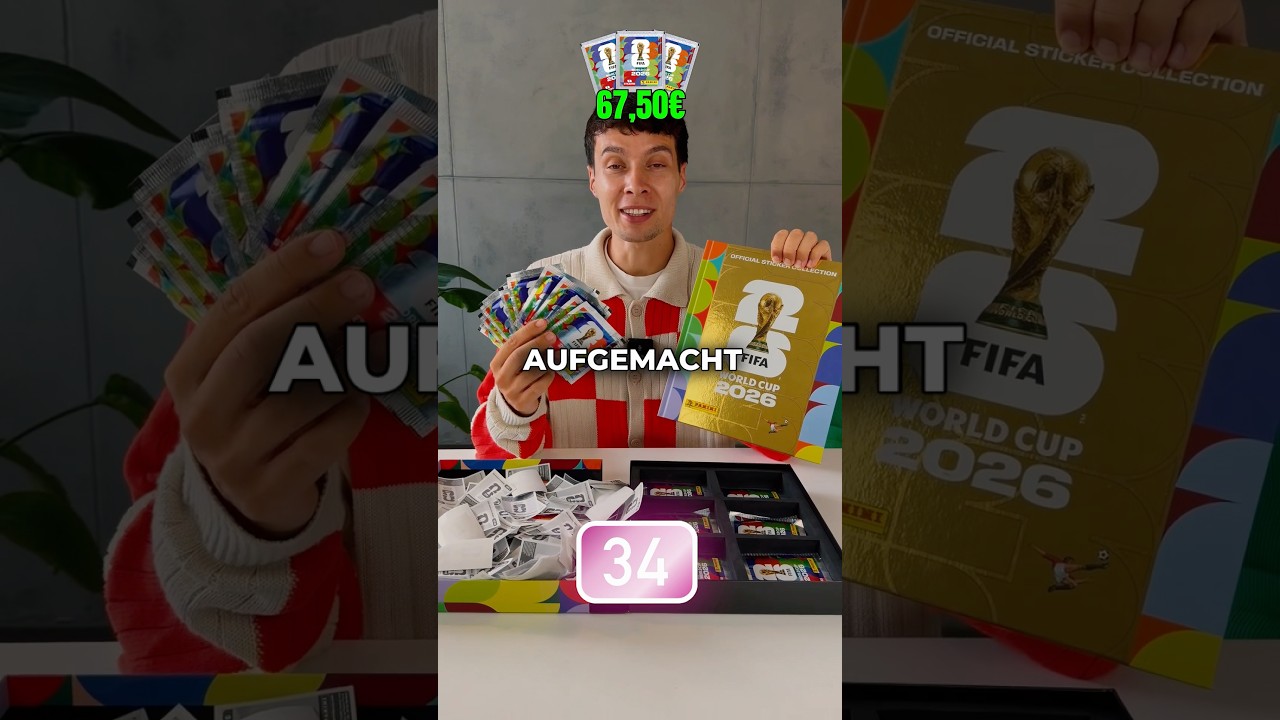 Schaffen wir das komplette WM Album vollzubekommen?!👀 #shorts