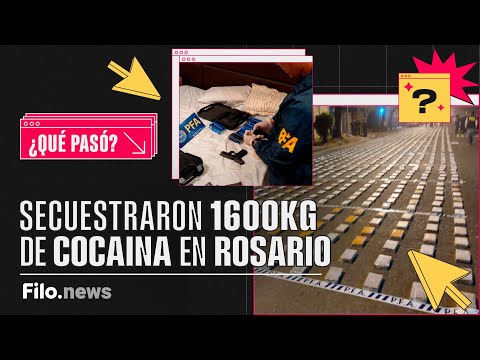 Incautan 1.500 kilos de cocaína en Rosario ¿se iban para Qatar?