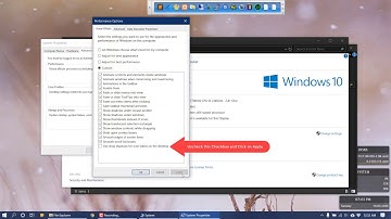 How to Remove Shadow Under Desktop Icon Text on Windows 10