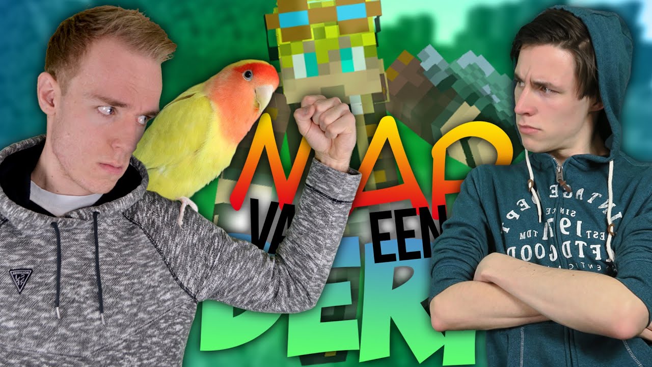 JOOST & COCO VS LINKTIJGER - Minecraft: Map van een Derp