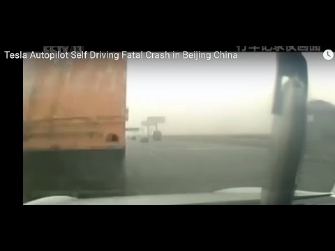 Tesla Autopilot Self Driving Fatal Crash China Full Footage