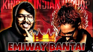 EMIWAY - KING OF INDIAN HIP HOP | REACTION
