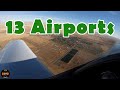 Flying over 13 Airports in under 2 hours: Lancair Adventure