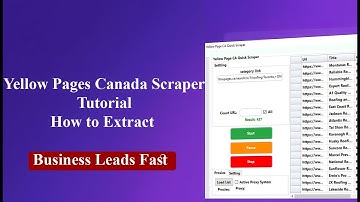 Yellow Pages Canada Scraper Tutorial How to Extract Business Leads Fast #canada #automation #scraper