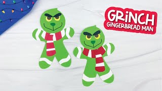 Grinch Gingerbread Man Craft For Kids