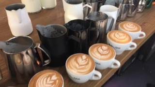 Barista Tutorial Live Part 4: Latte art with different kind of pitchers