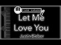 Let Me Love You - Justin Bieber - Piano Karaoke Instrumental