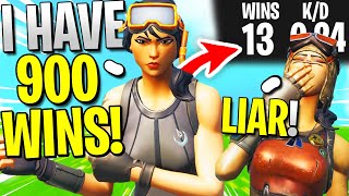 I EXPOSED My Random Duo's Stats in Fortnite (SO MANY LIARS)