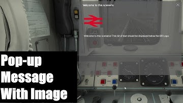Pop-up Boxes (ShowInfoMessageExt) | Train Sim Classic Scenario Tutorial