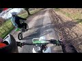 ON SE FAIT COURSER PAR LA POLICE DANS UN TERRAIN INTERDIT ?! DIRT 140CC BALADE D'HIVER