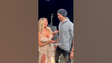 Enrique Iglesias and Miranda Lambert promoting their  Space in my Heart   #enriqueiglesias #newsong