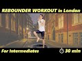 【30~40 min Rebounder WORKOUT#2】For Intermediates|Mini Trampoline Fitness For Weight Loss