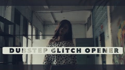 Dubstep Glitch Opener | After Effects Template | Video Displays