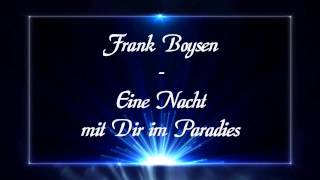 Frank Boysen - Eine Nacht im Paradies - Duo Fantasy - Coverversion