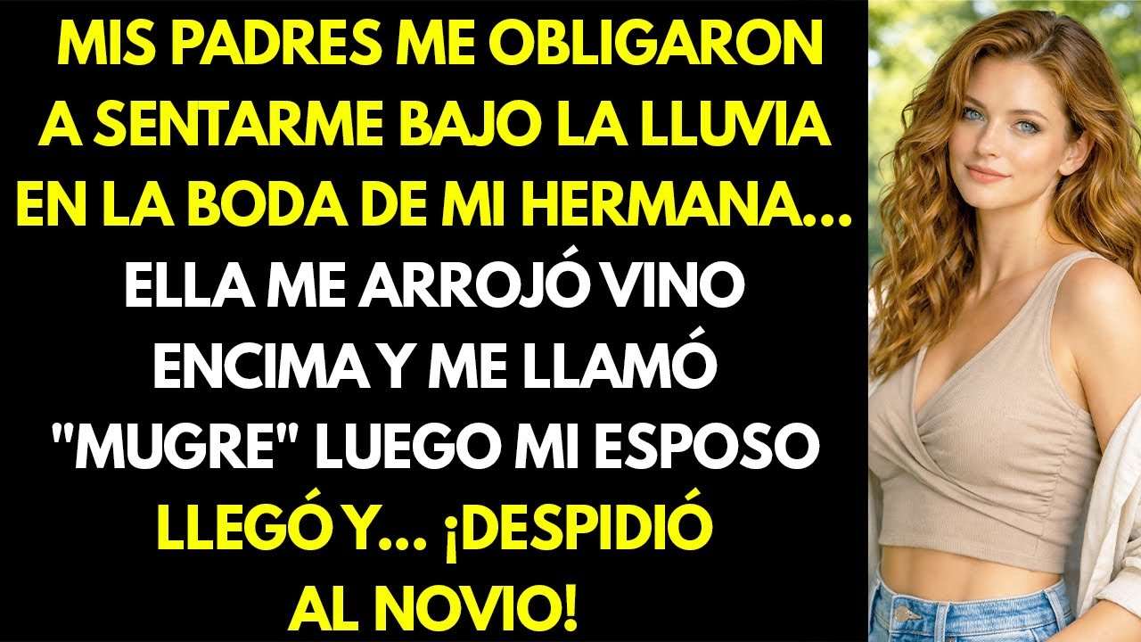 Mis padres me obligaron a la lluvia en la boda de mi hermana; mi esposo 