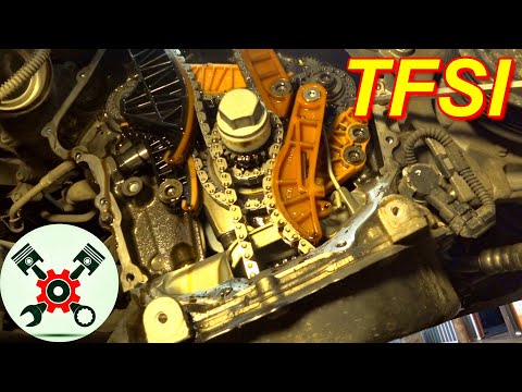 Skoda Octavia 1.8 TFSI Заміна комплекту ланцюга ГРМ.