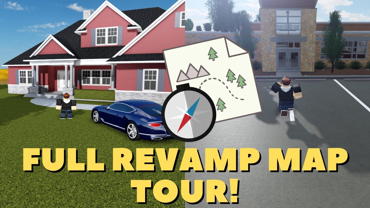 Full Revamp Map Tour! (All Buildings/Roads) Greenville Roblox YouTube