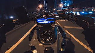 Guess the speed. | YAMAHA MT-07 AKRAPOVIC + QUICKSHIFTER [4K]