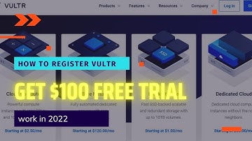 How to deploy SSD VPS Vultr | Vultr Free $100