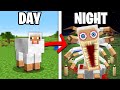 Minecraft but it gets scary at night