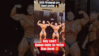 RAMON DINO & DEREK LUNSFORD POSE DOWN! 😱 2026 Pittsburgh Pro #bodybuilding