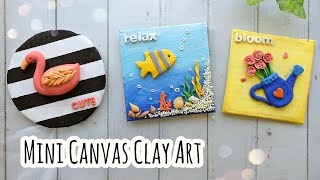 Clay Art On Canvas | 3D Clay Painting | Air Dry Clay Crafts | Clay Craft Ideas screenshot 2