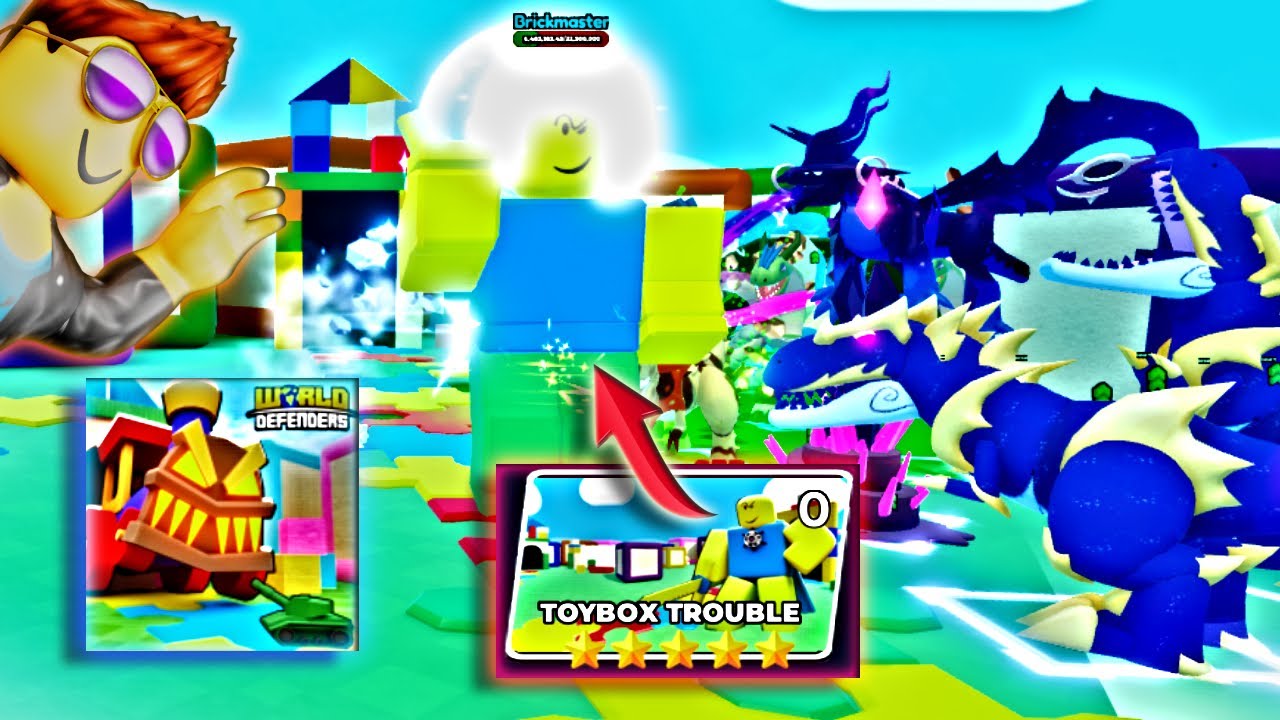 Новое обновление!! Карта Toybox Trouble!! Новые башни!! World Defenders - Roblox