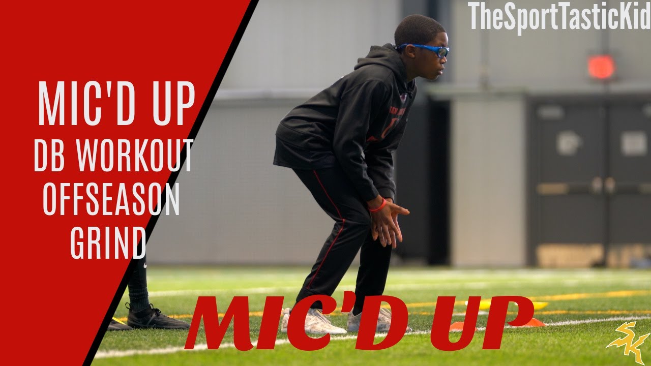 Mic'd up DB training, Indoor work-out & tour of the Cardinals complex football Offseason grind!