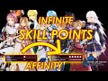 Gain infinite skill points and affinity  within seconds  guide sword art online last recollection