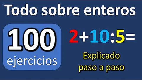 ¿Es 100 un número entero?