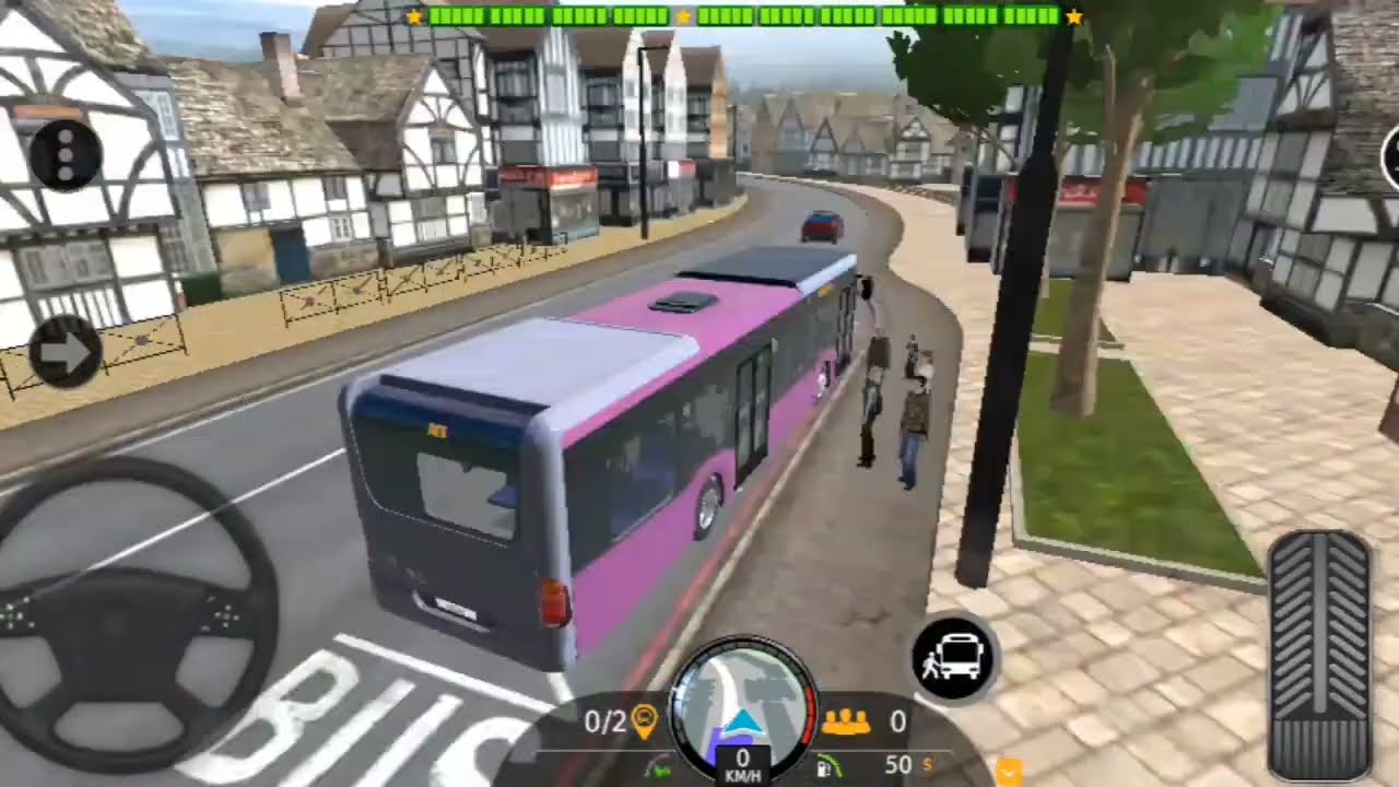 Bus simulator racing game part-1