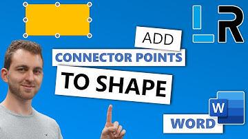 MS Word: Add Additional Connector Glue Points to Shapes