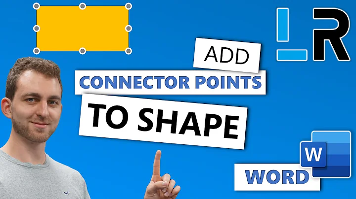 MS Word: Add Additional Connector Glue Points to Shapes