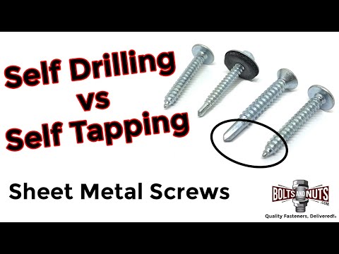 Self Tapping vs Self Drilling Sheet Metal Screws and the differences between them
